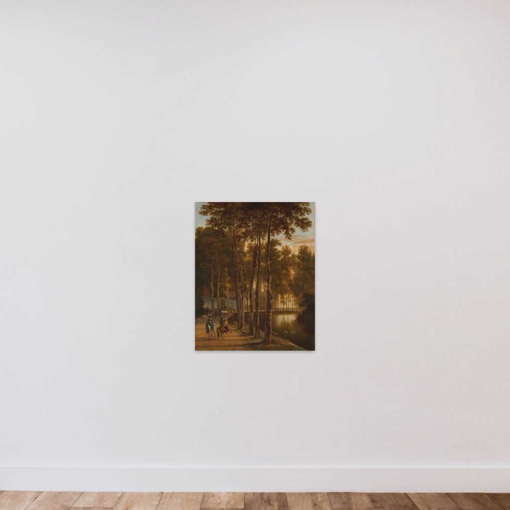 The Avenue of Birches unframed — shown to scale