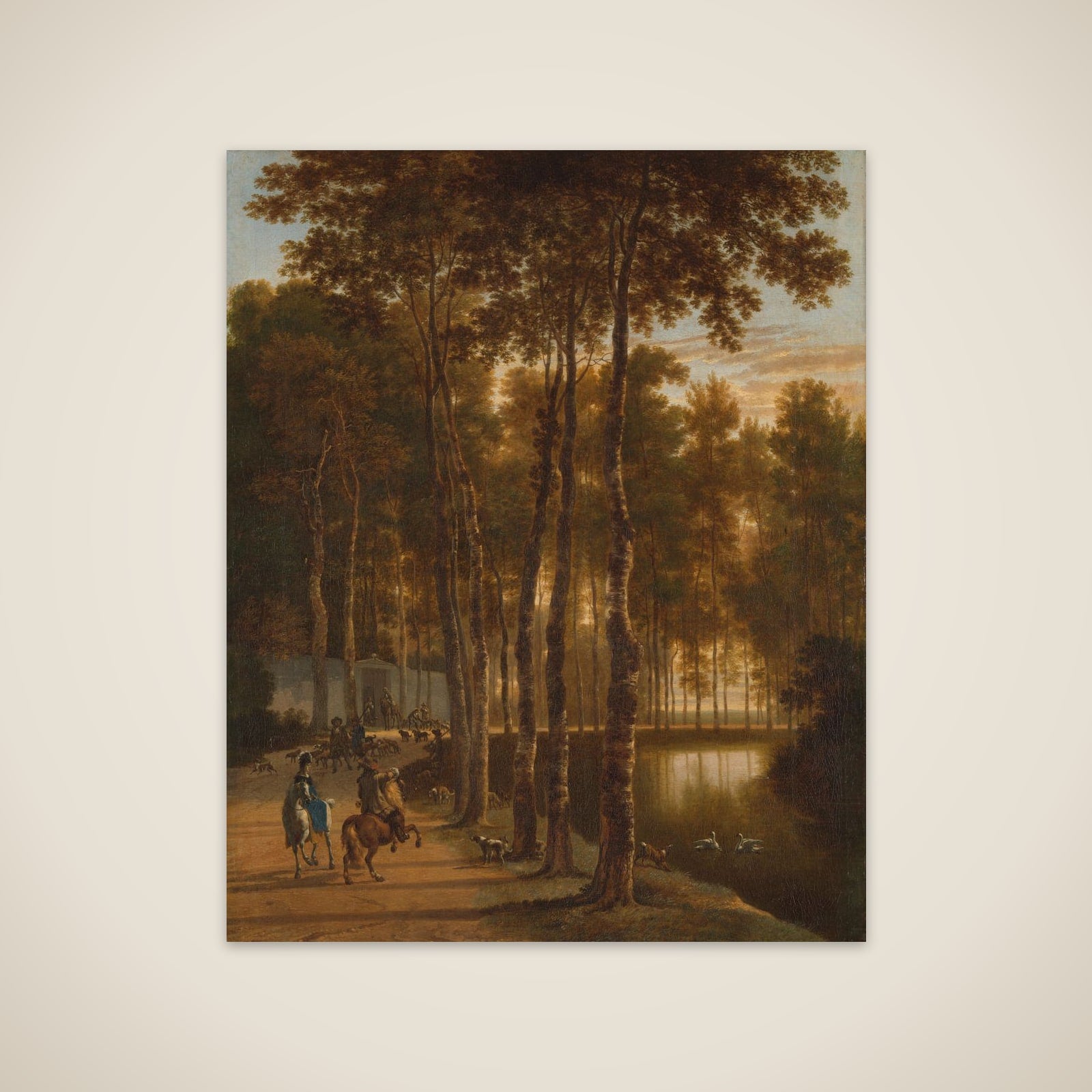 The Avenue of Birches unframed print