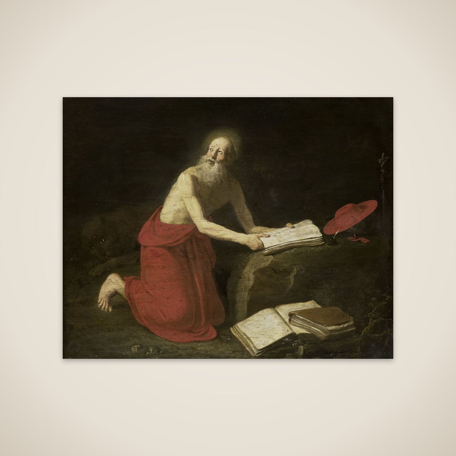 St Jerome unframed print
