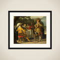 An Outdoor Party framed