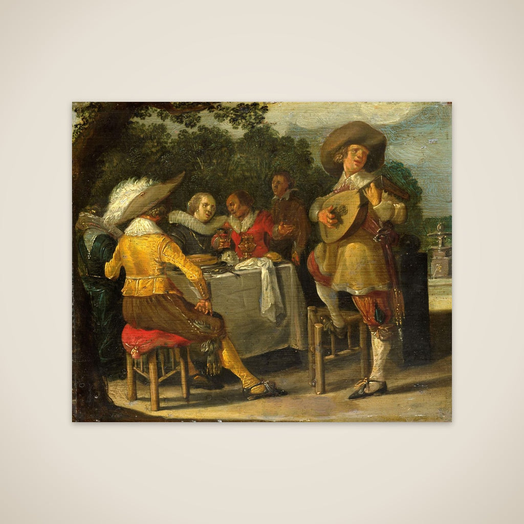 An Outdoor Party unframed print