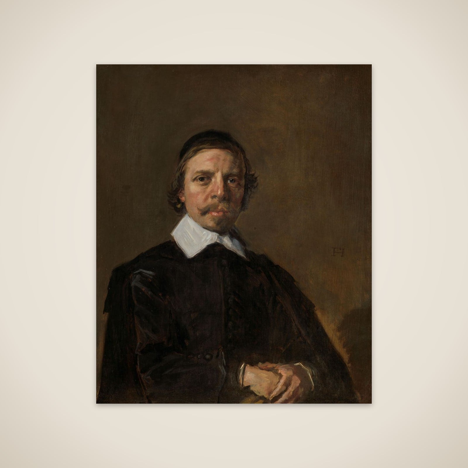 Portrait of a Man, possibly a Clergyman unframed print