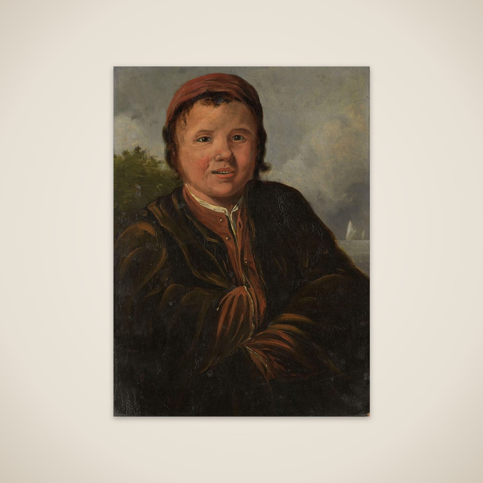 Fisherboy unframed print