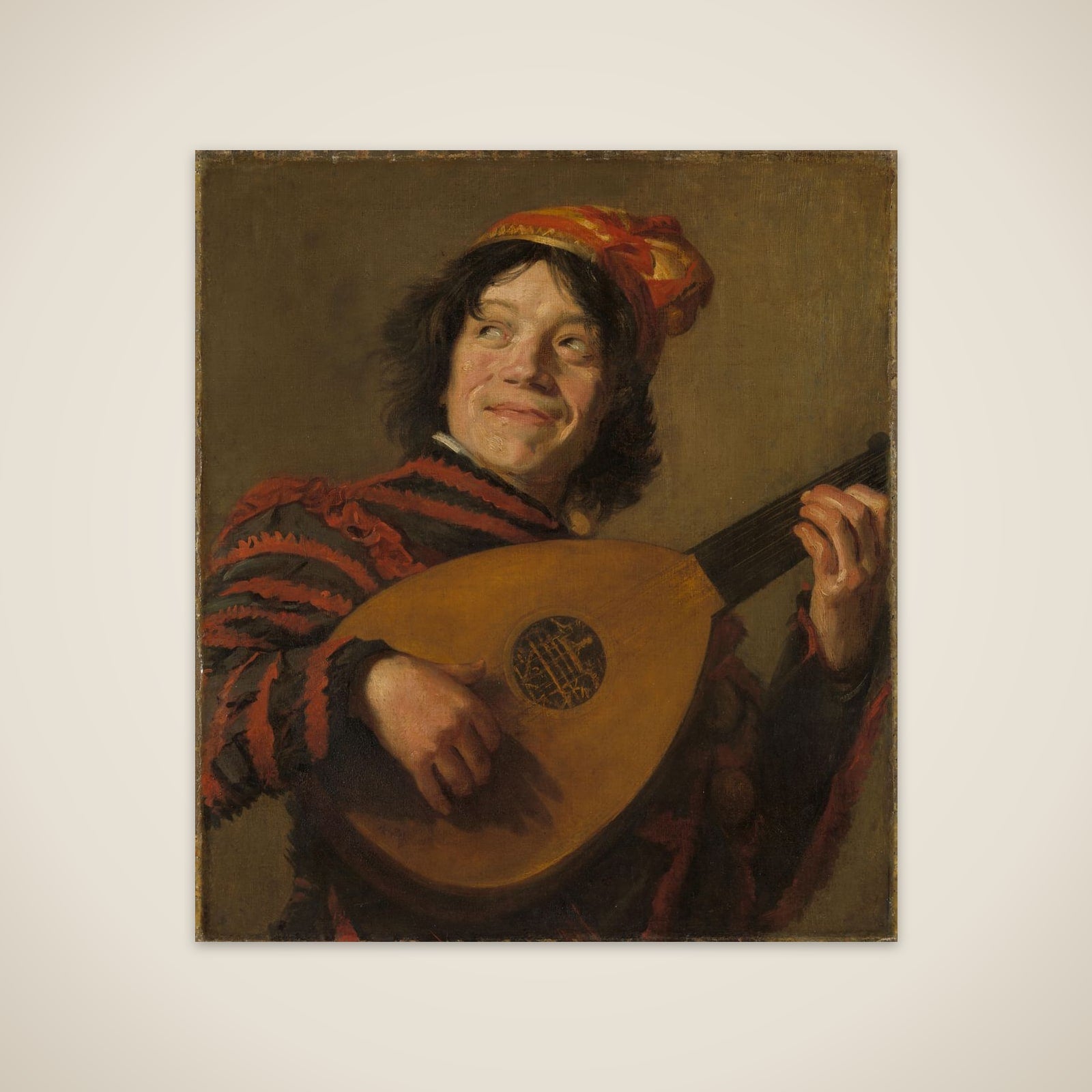 The Lute Player unframed print