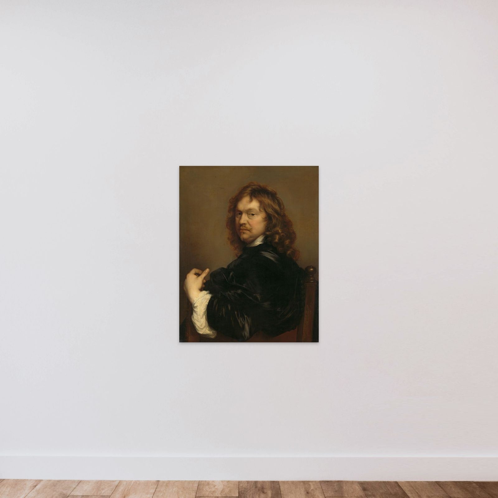 Self-Portrait unframed — shown to scale