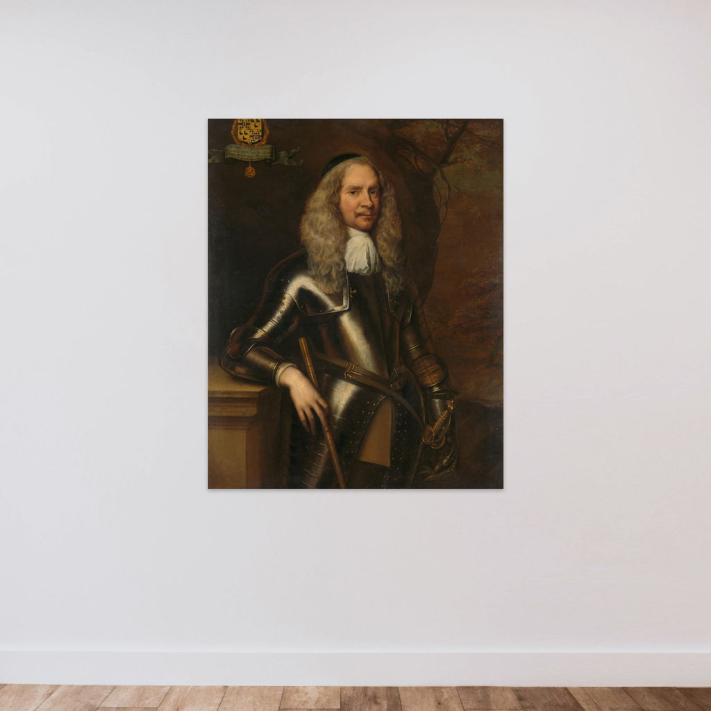 Cornelis van Aerssen (1600-62), Lord of Sommelsdijk, Colonel of Cavalry unframed — shown to scale