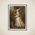 Portrait of Willem III (1650-1702), Prince of Orange, as a Child framed