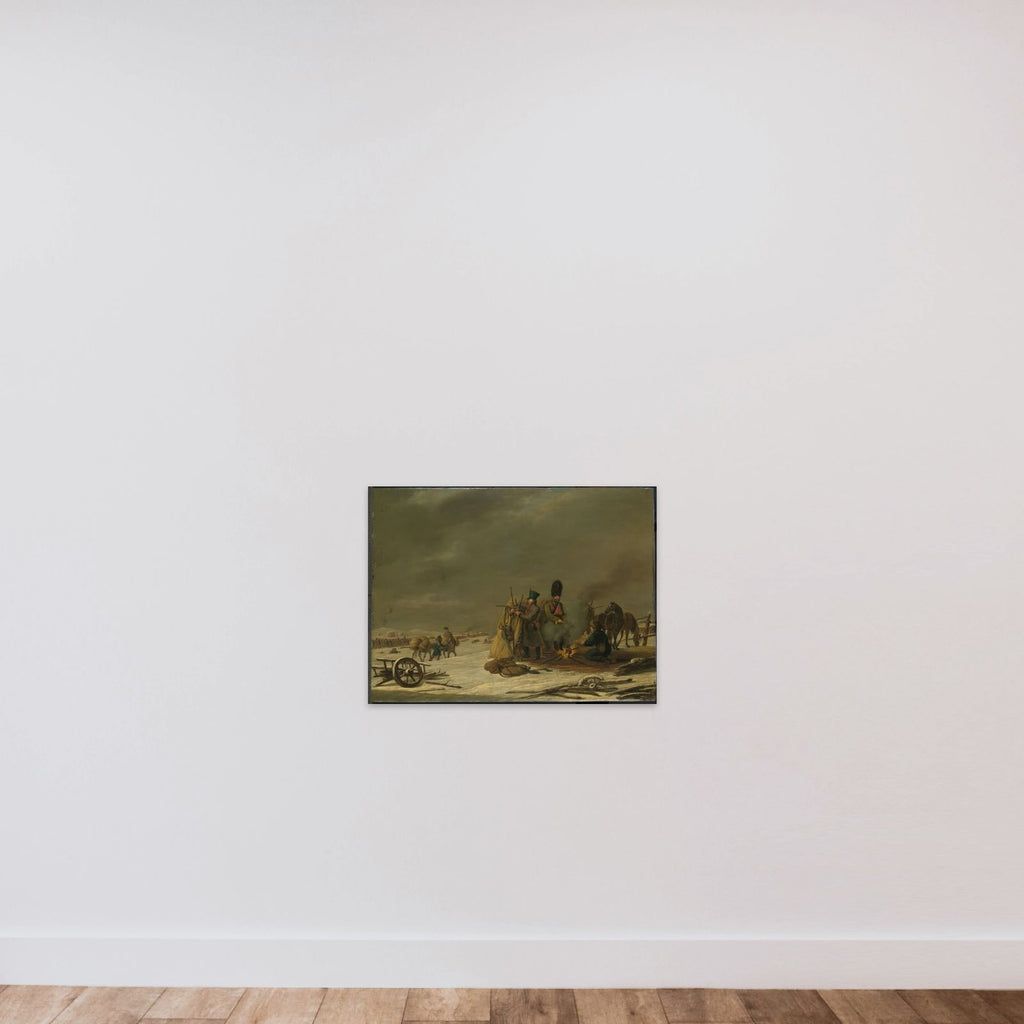 Bivouac at Molodechno, 3-4 December 1812: an episode from Napoleon's Retreat from Russia unframed — shown to scale