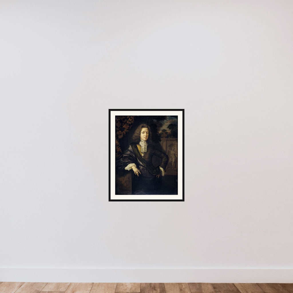 Johan van Bochoven (1624-93), Public Prosecutor and Councillor at the Court of Flanders framed — shown to scale