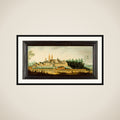 View of the Abbey of Egmond-Binnen framed