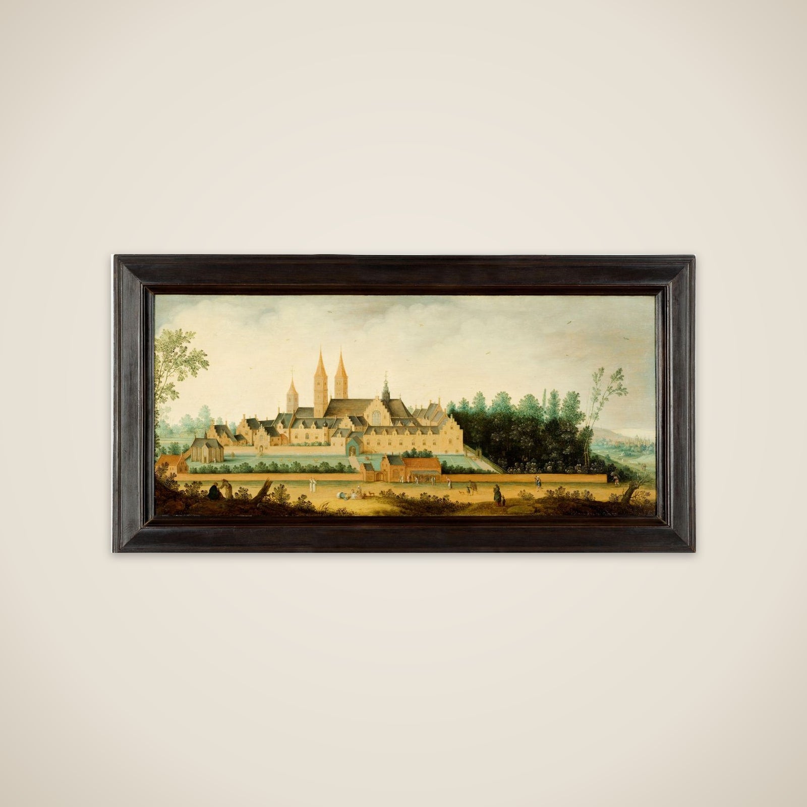 View of the Abbey of Egmond-Binnen unframed print