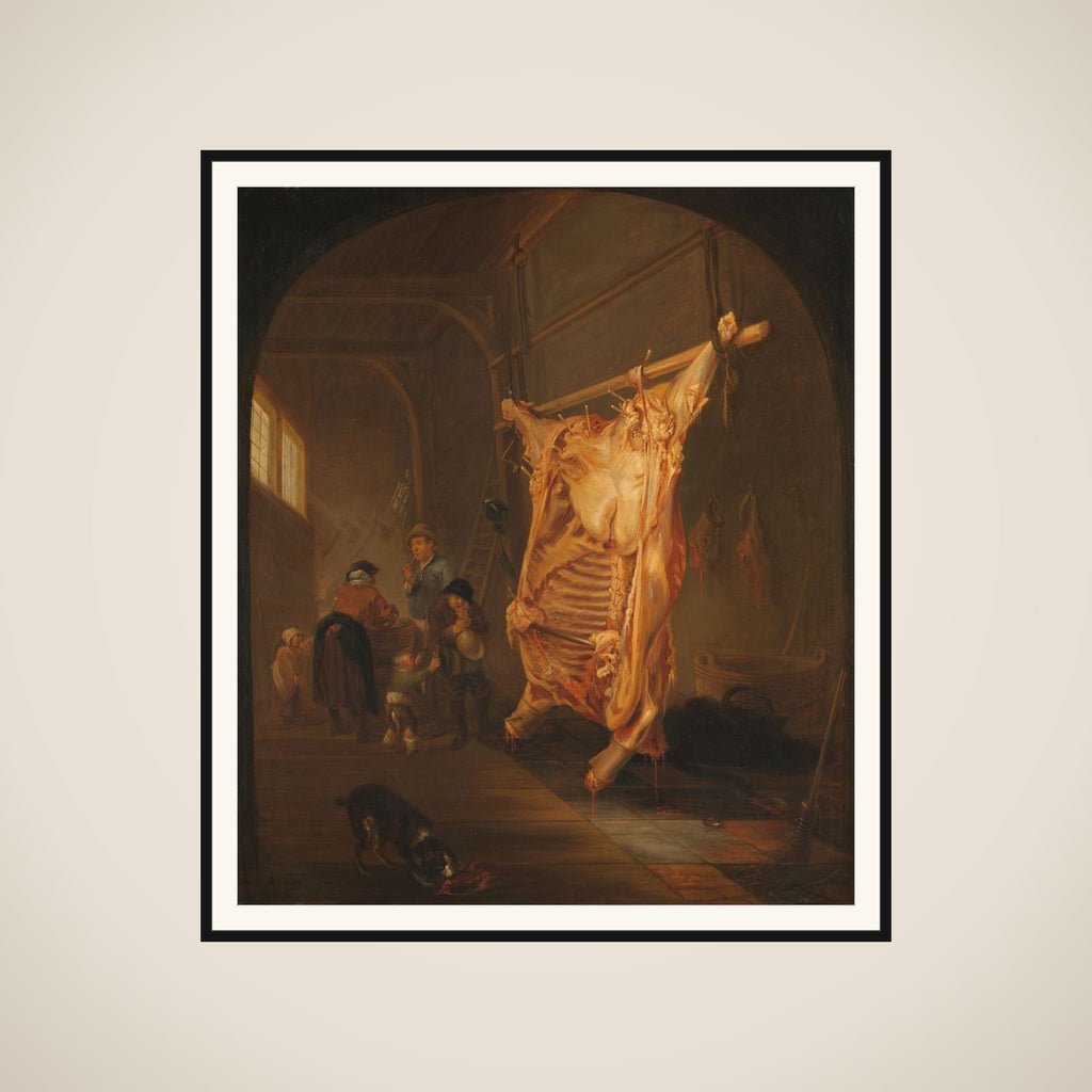 The Slaughtered Ox framed