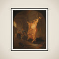 The Slaughtered Ox framed