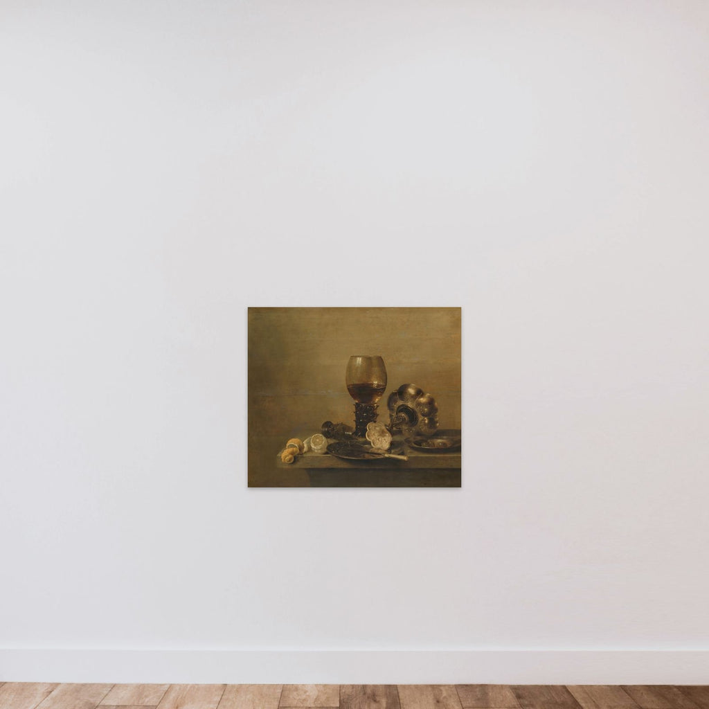 Still Life with a Broken Glass unframed — shown to scale