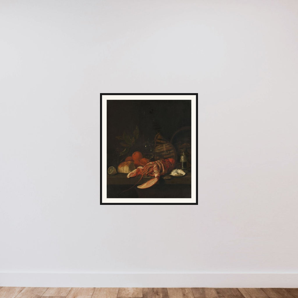 Still Life framed — shown to scale