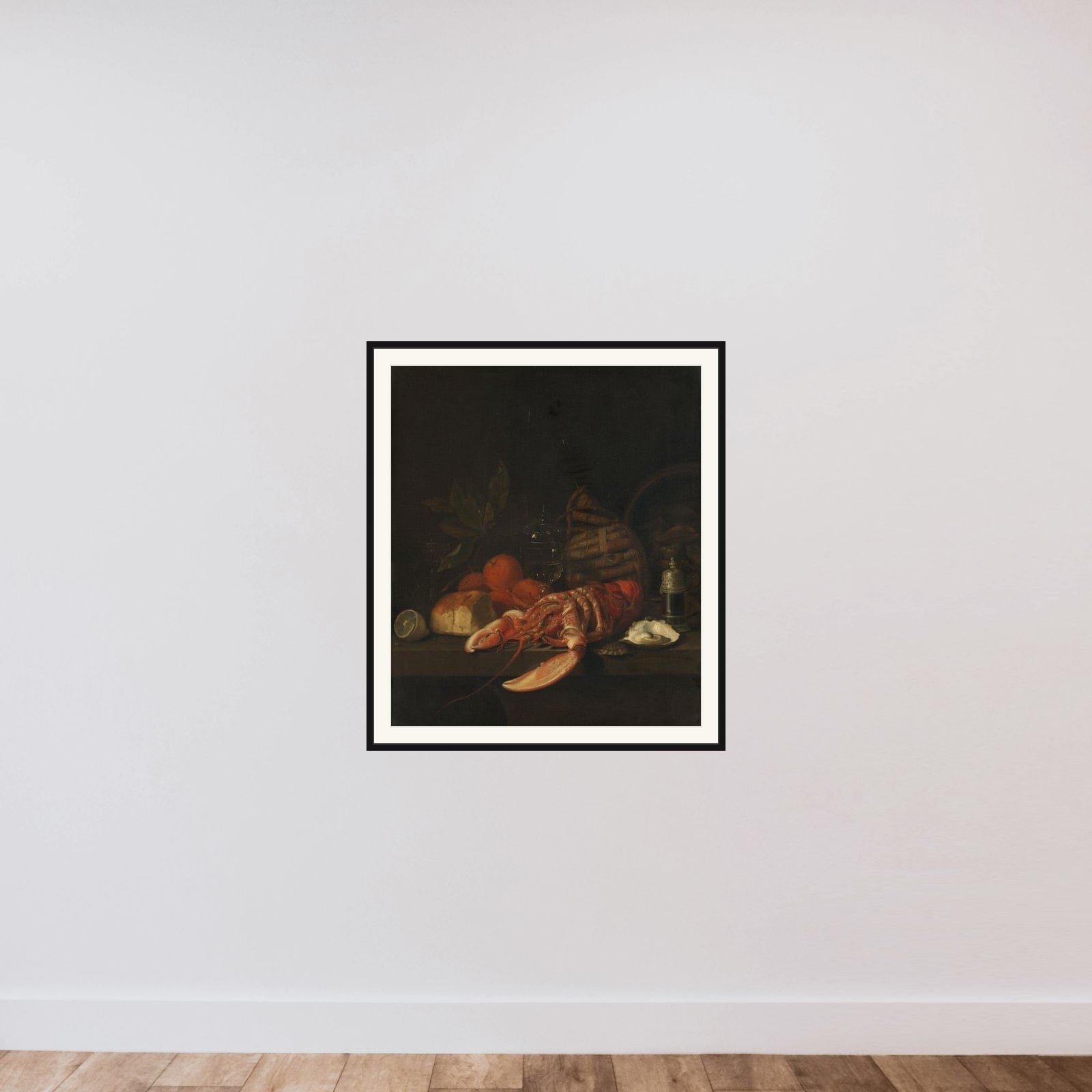 Still Life framed — shown to scale