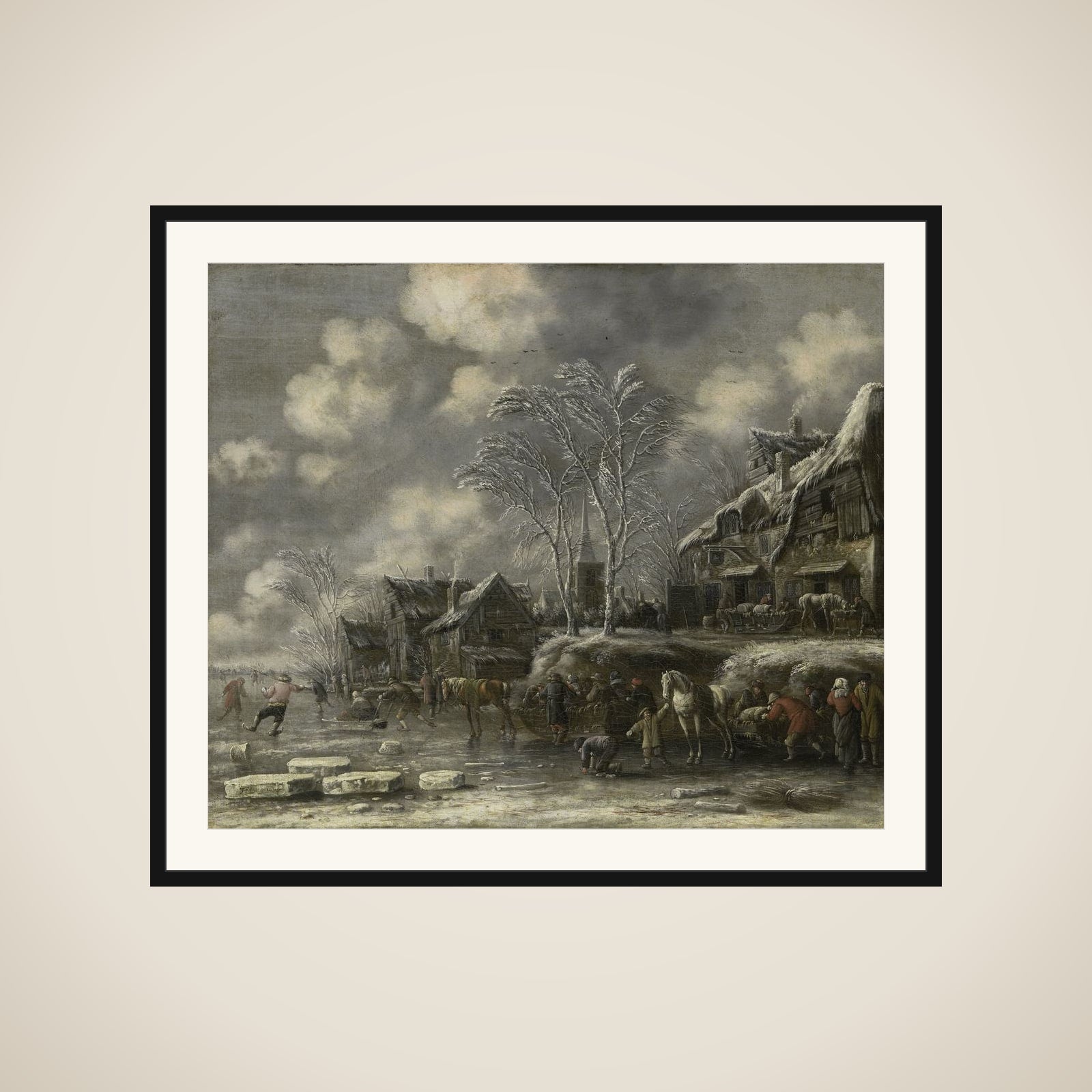 Winter Scene framed