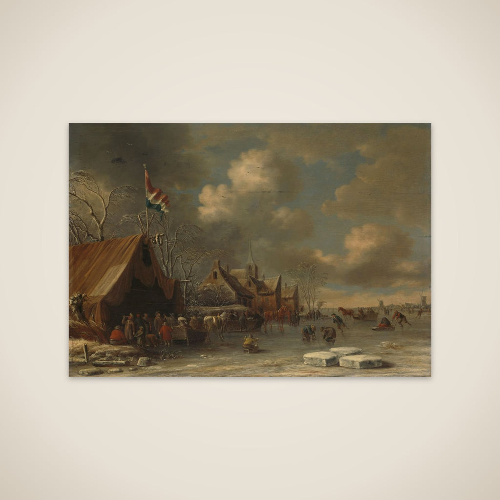 Enjoying the Ice unframed print
