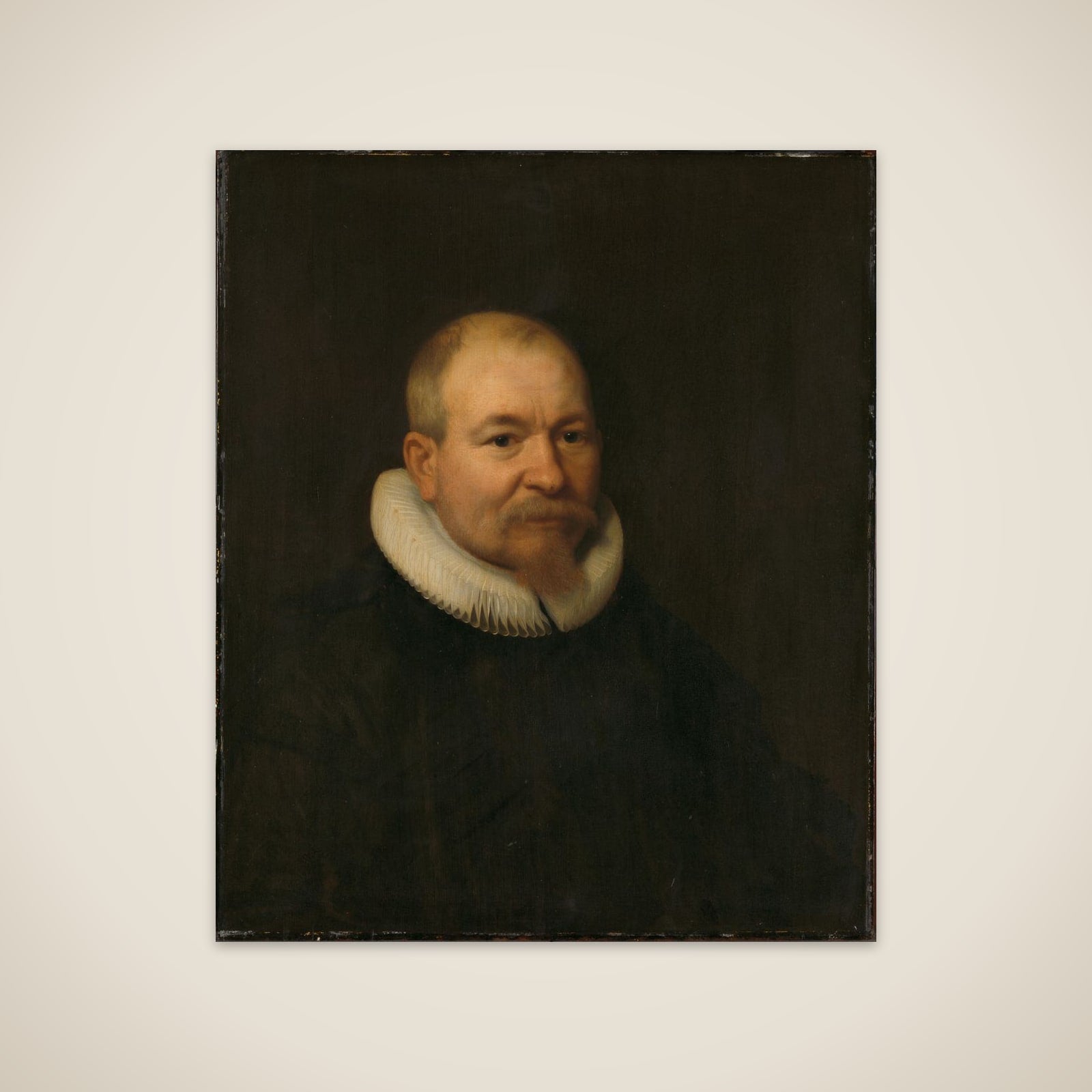 Samuel van Lansbergen (d. 1669), Remonstrant Minister in Rotterdam unframed print