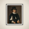 Portrait of Dirck Hendrick Meulenaer (1620-in or after 1649 ?) framed
