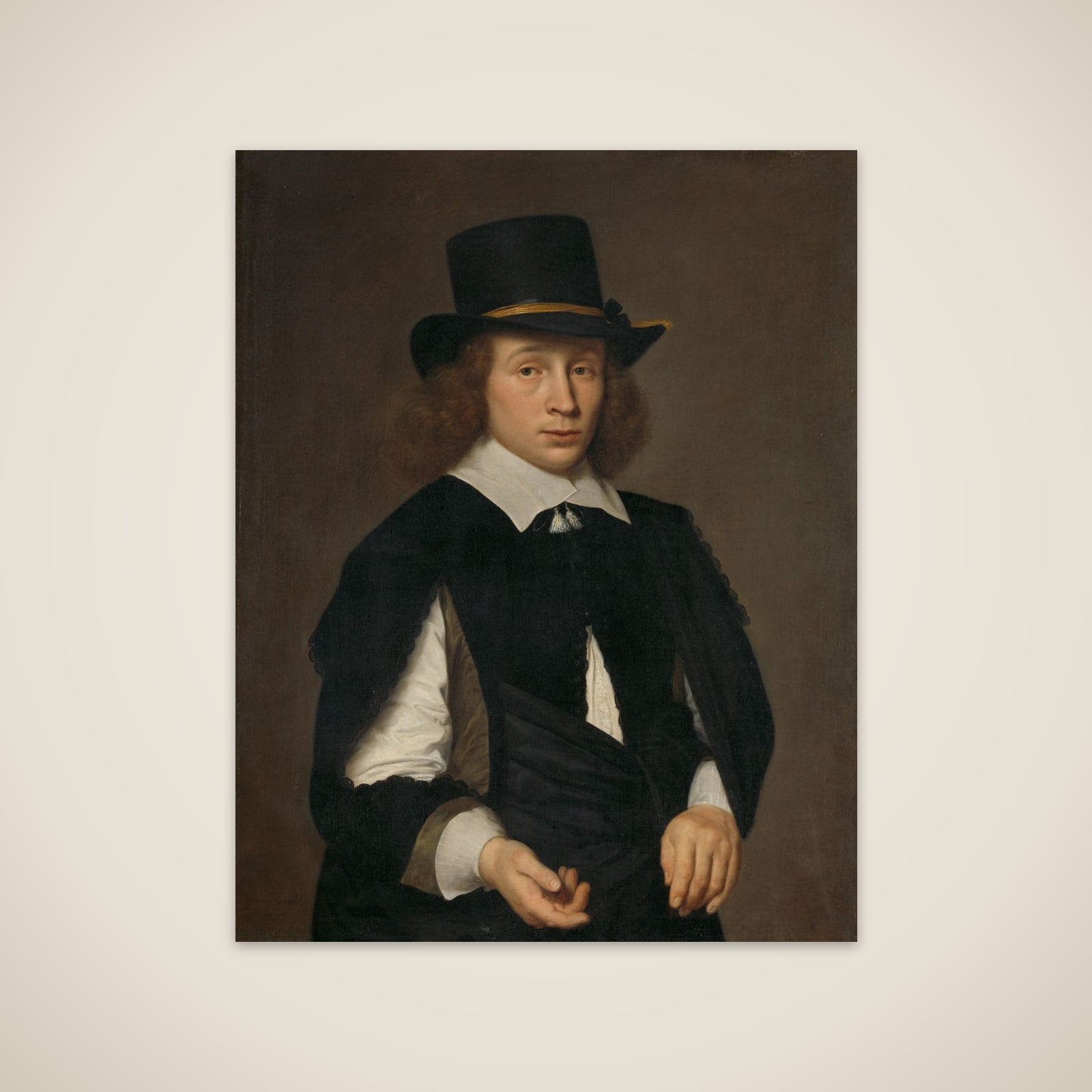 Portrait of Dirck Hendrick Meulenaer (1620-in or after 1649 ?) unframed print