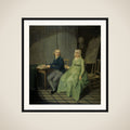 A Painter with his Wife framed