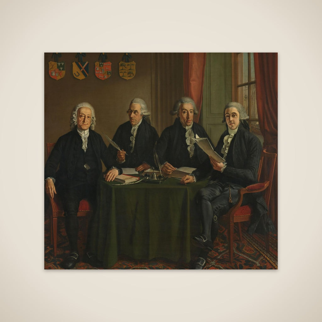 The Four Chief Commissioners of the Amsterdam Harbor Works unframed print