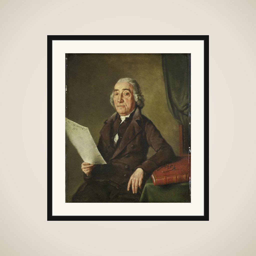 Jacob de Vos Sr (1735-1833), Amsterdam Art Collector framed