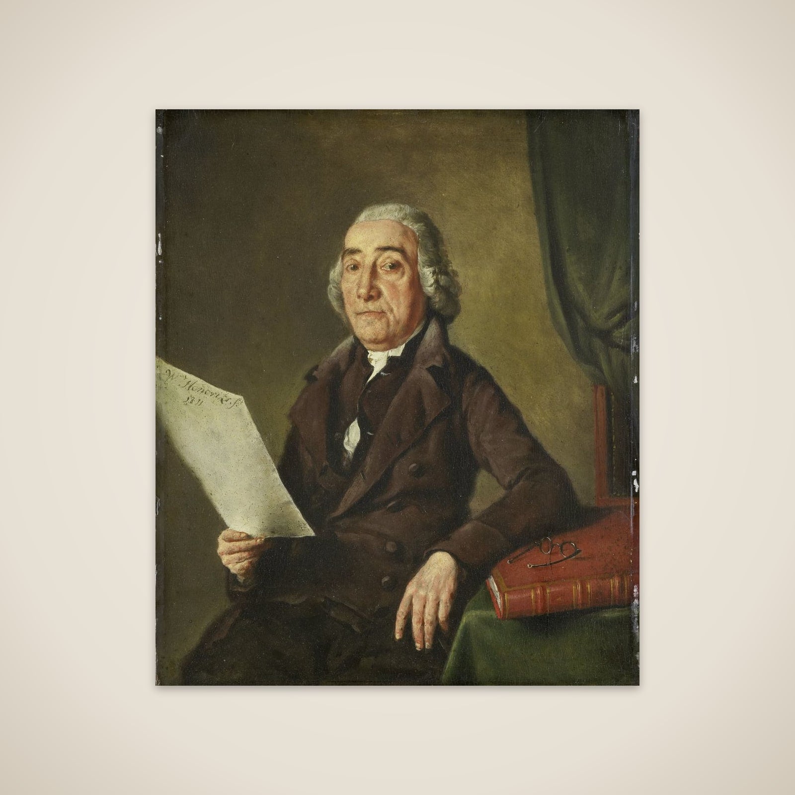 Jacob de Vos Sr (1735-1833), Amsterdam Art Collector unframed print