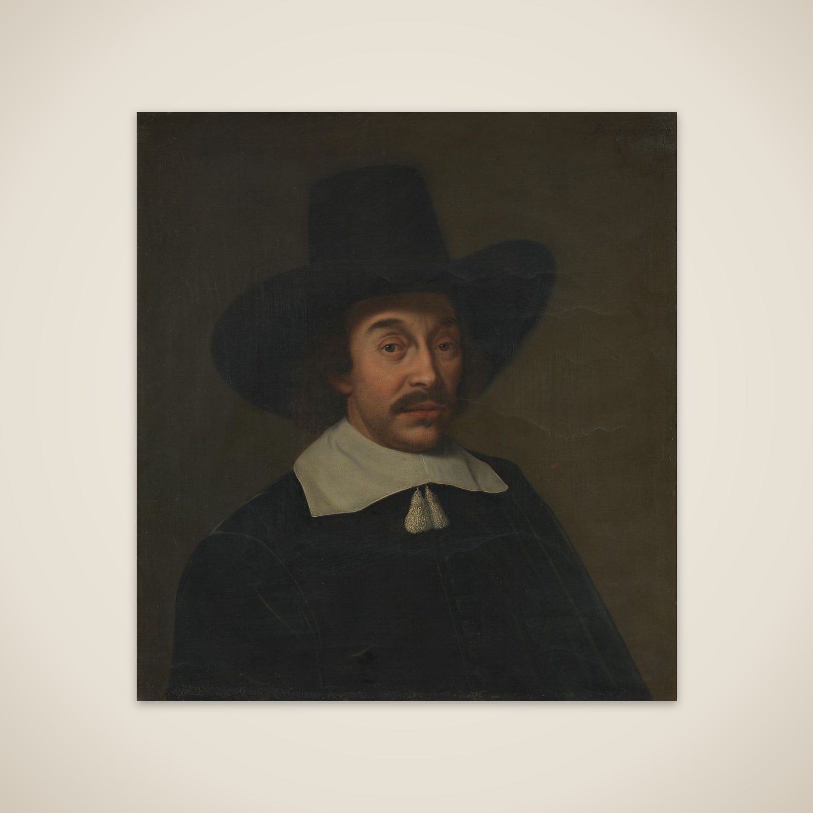 Portrait of a Man, possibly Jan de Hooghe (1608-1682) unframed print