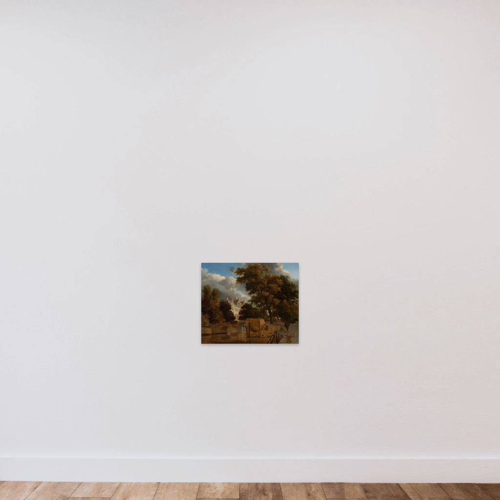 The Stone Bridge unframed — shown to scale