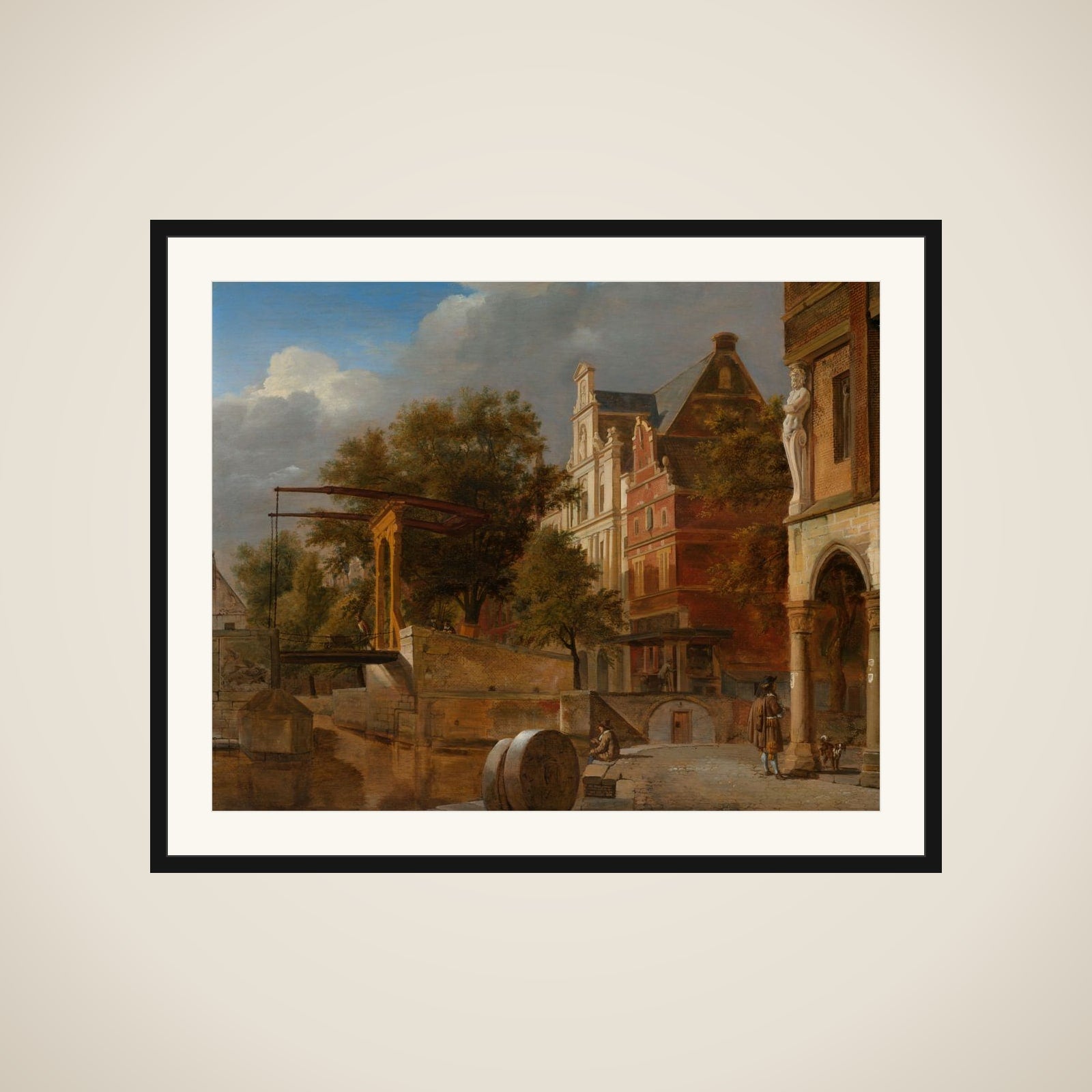 The Draw Bridge framed