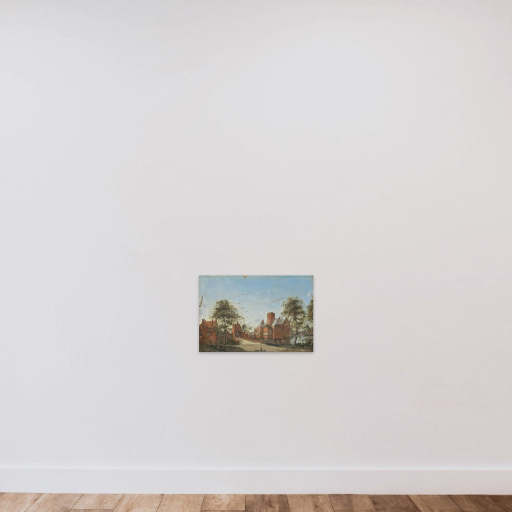 Loenersloot Castle on the Angstel unframed — shown to scale