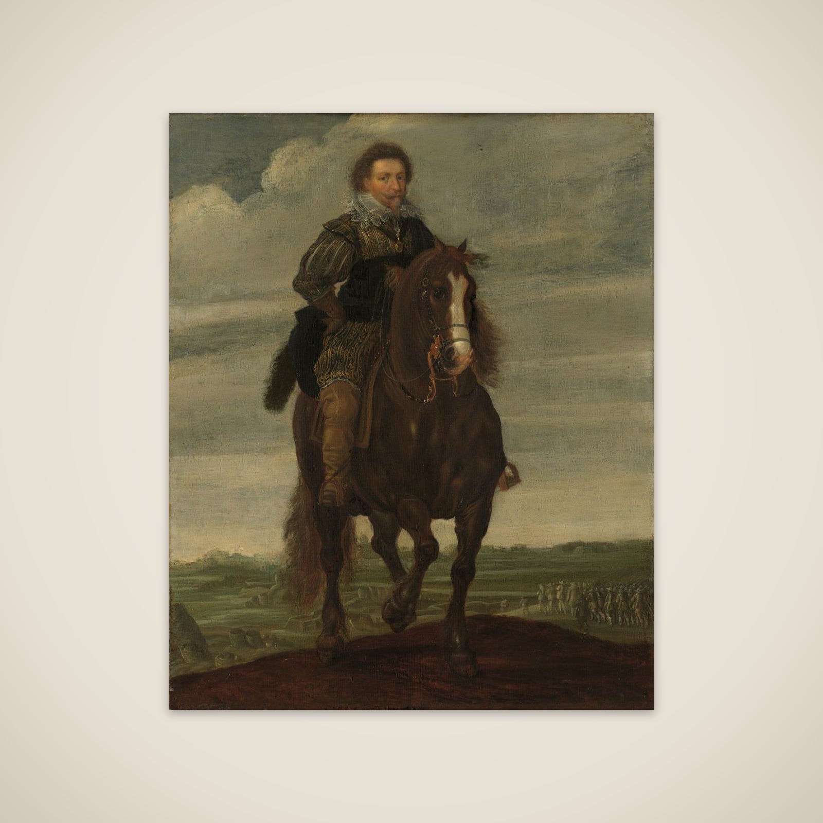 Prince Frederik Hendrik on Horseback unframed print
