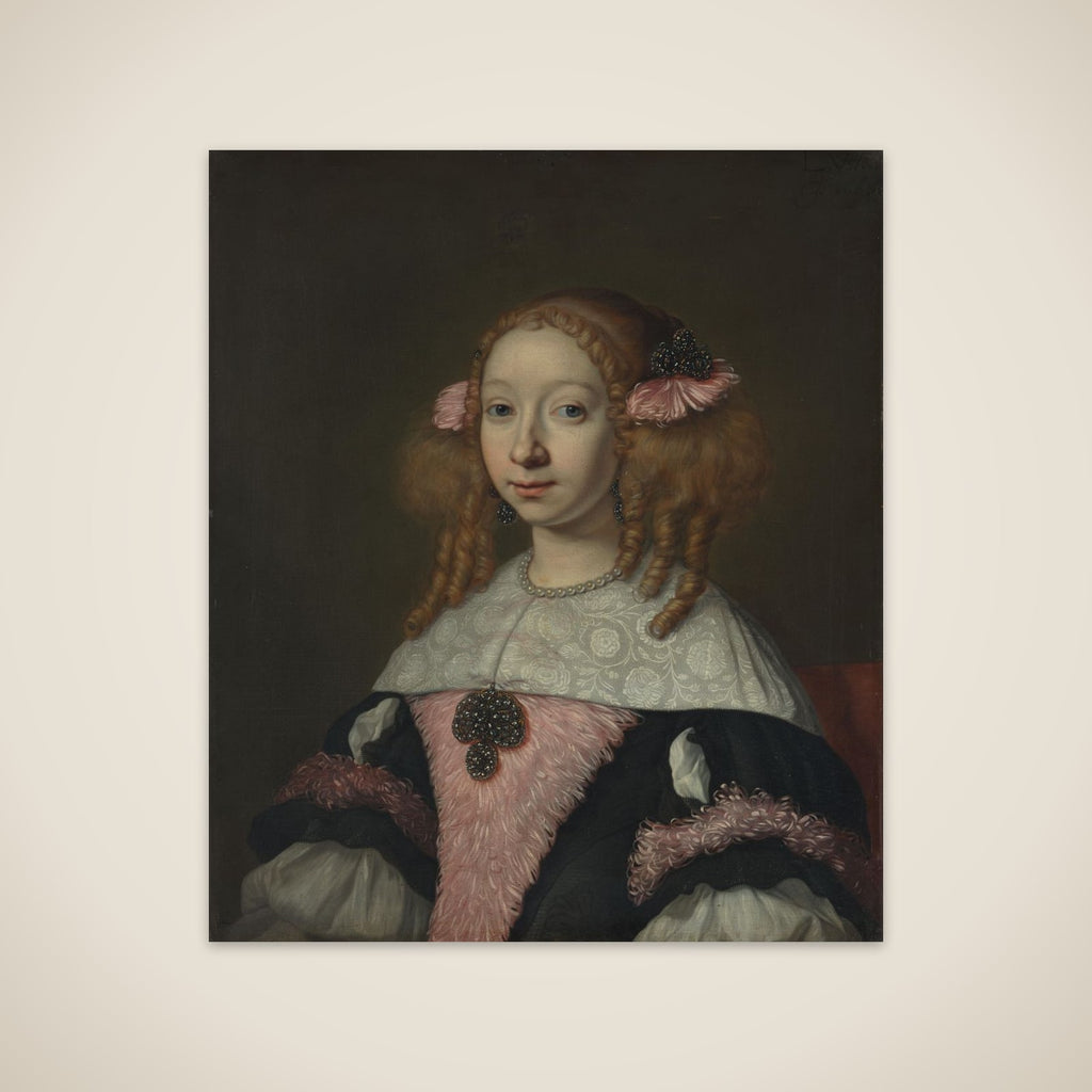 Adriana Jacobusdr Hinlopen (1646-1736), Wife of Johannes Wijbrants unframed print