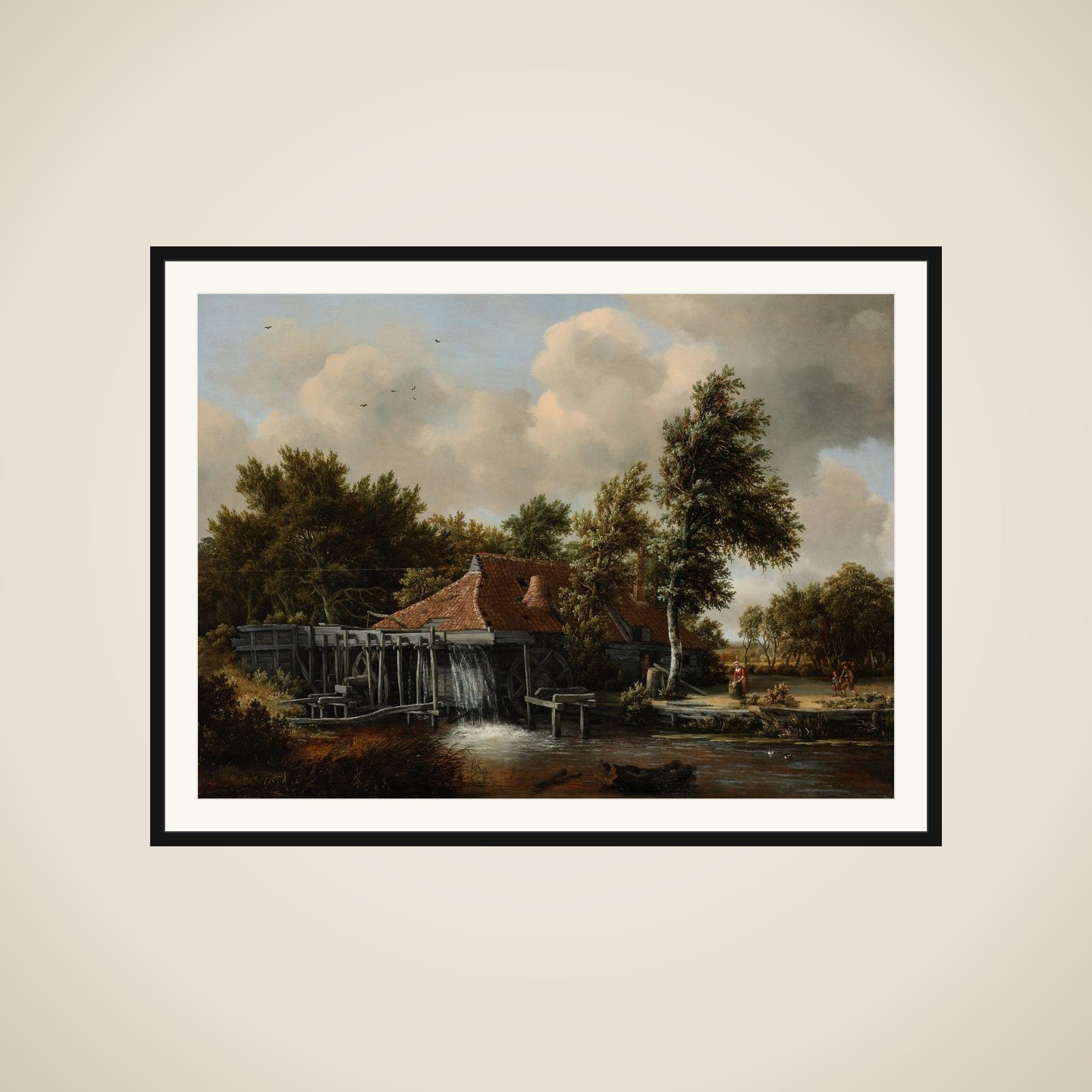 A Watermill framed