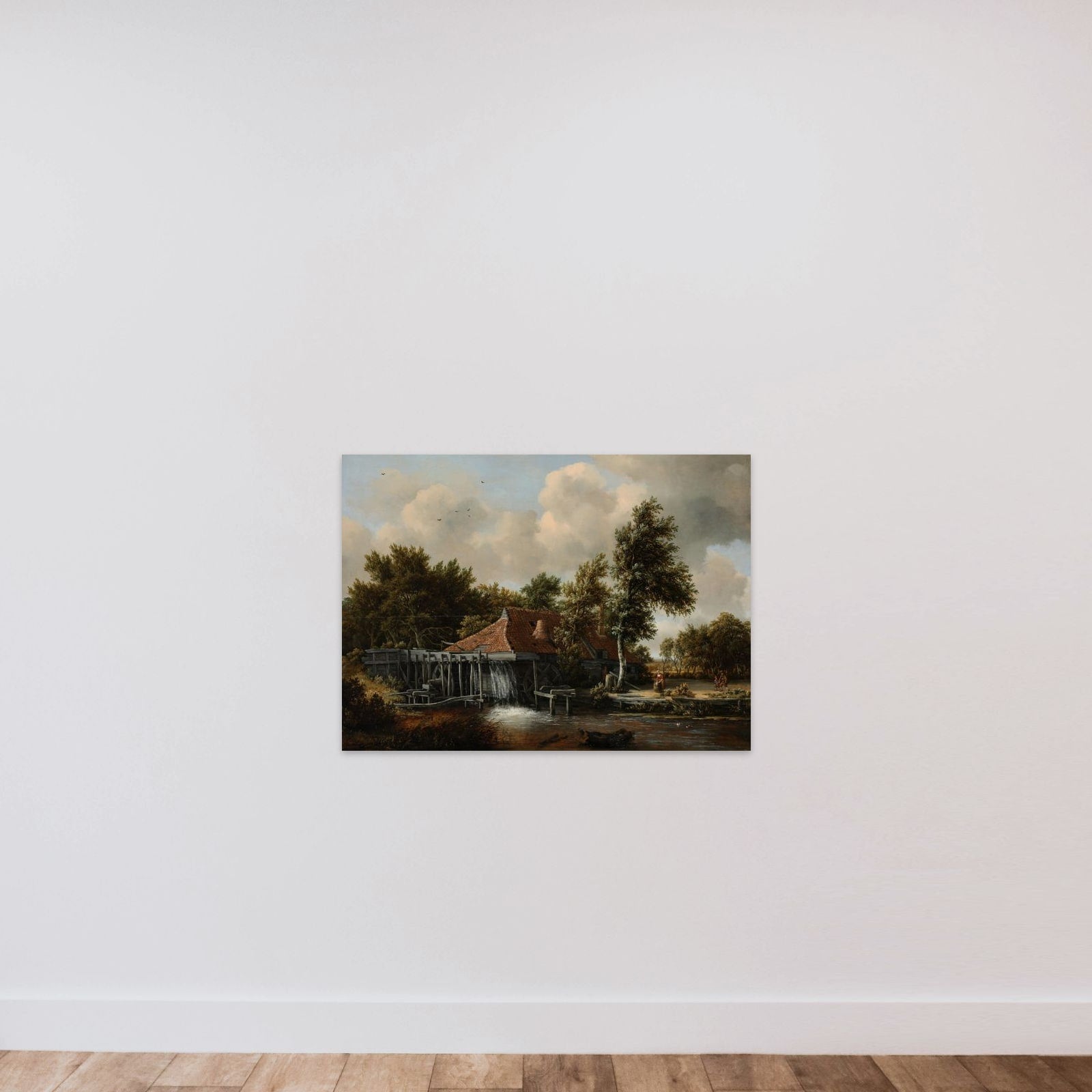 A Watermill unframed — shown to scale