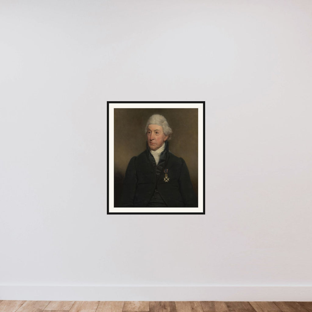 Christiaan Everhard Vaillant (1746-1829), Government Official framed — shown to scale