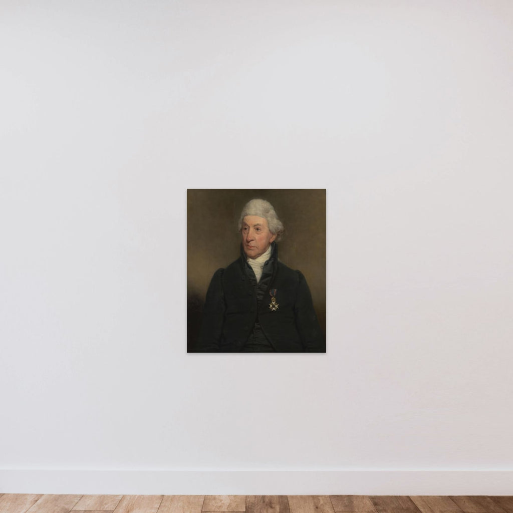 Christiaan Everhard Vaillant (1746-1829), Government Official unframed — shown to scale