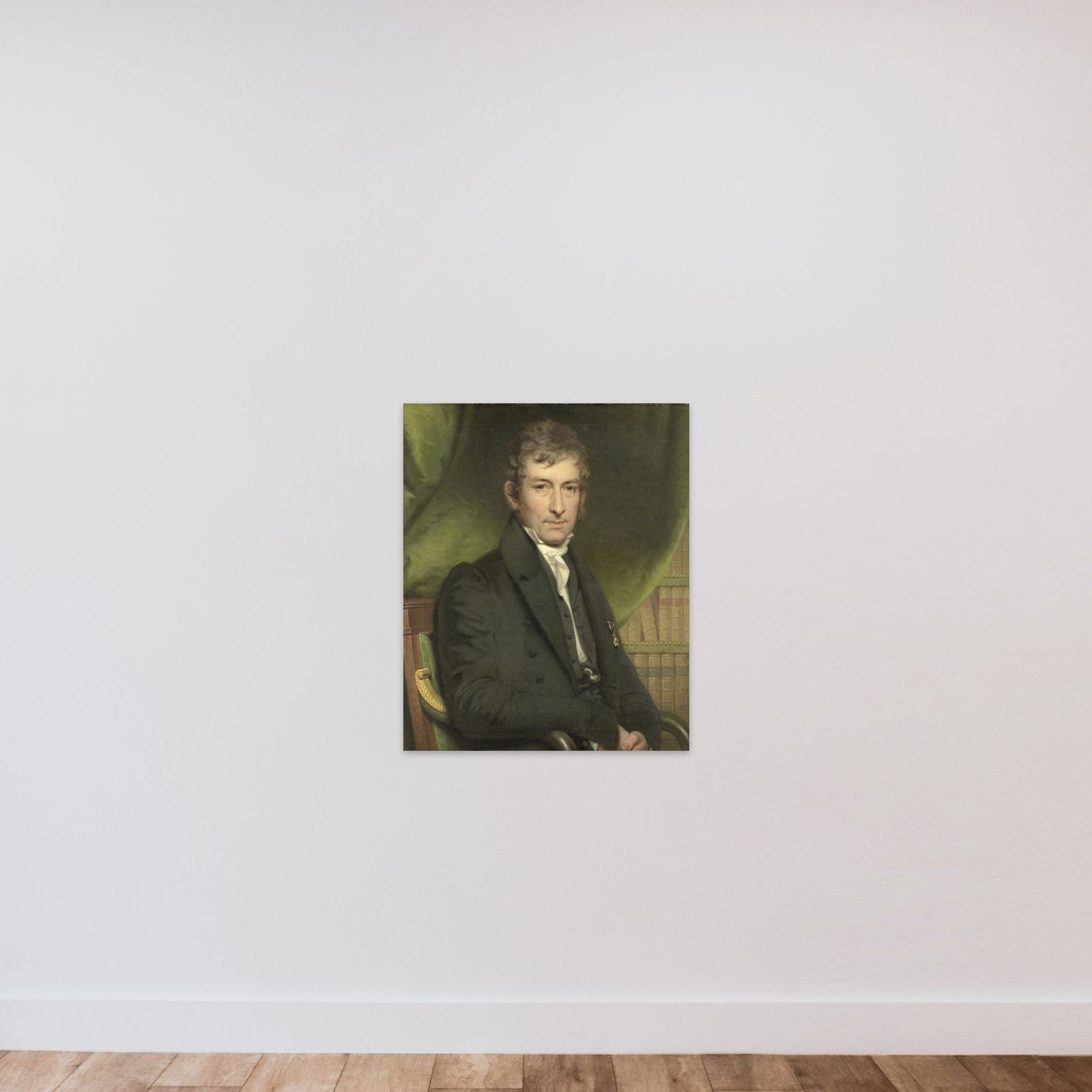 Johan Fraser (1780-1843) unframed — shown to scale
