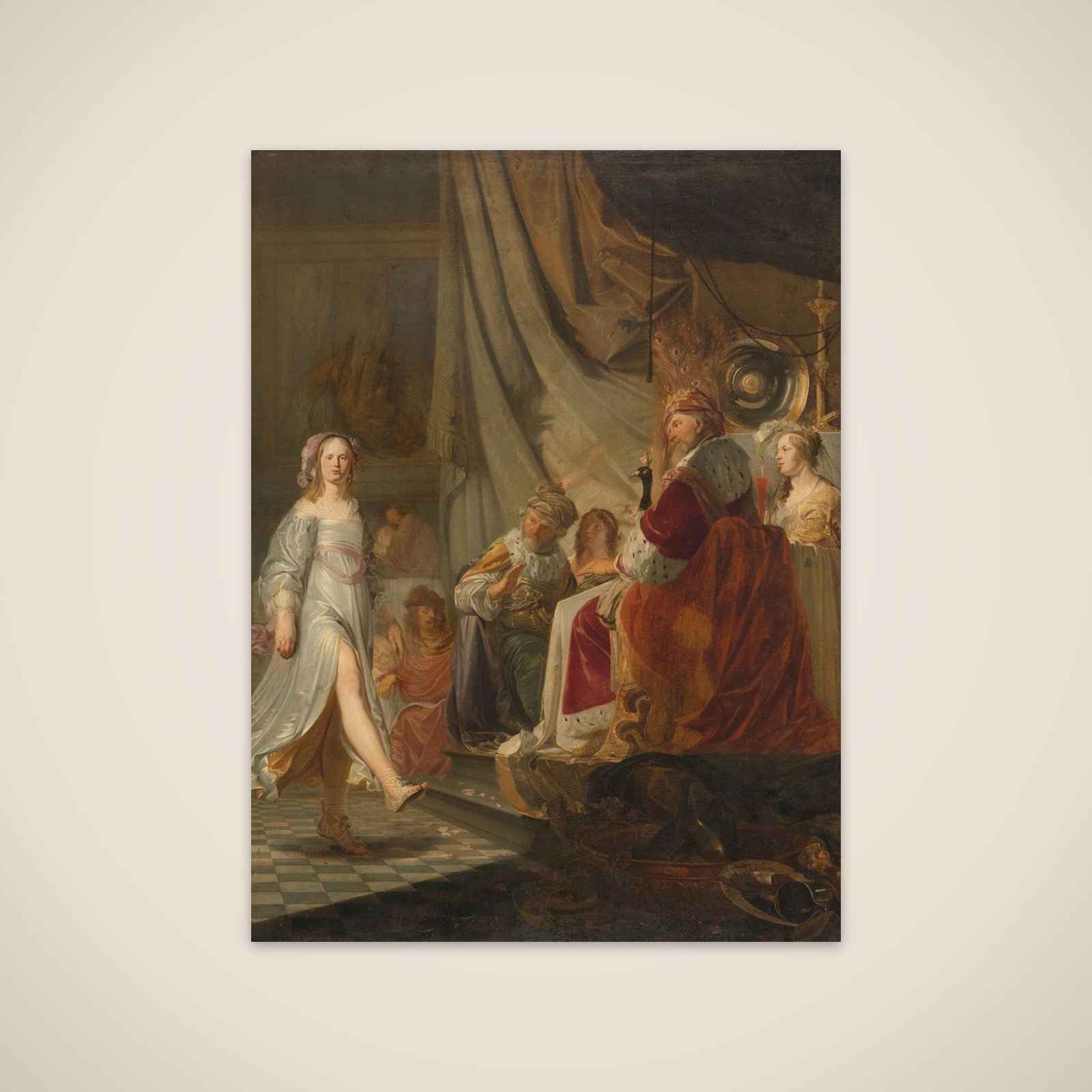 Salome Dancing for Herod unframed print