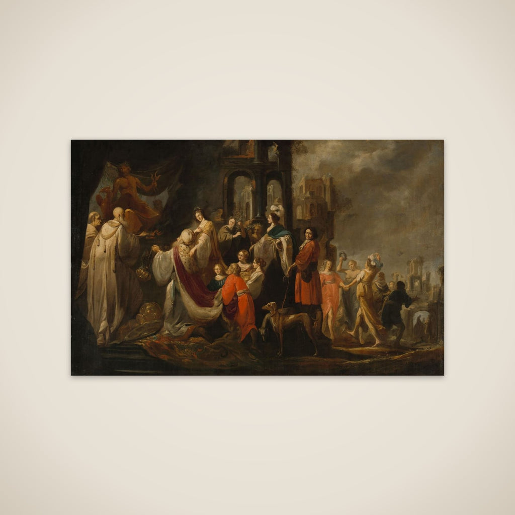 The Idolatry of King Solomon unframed print