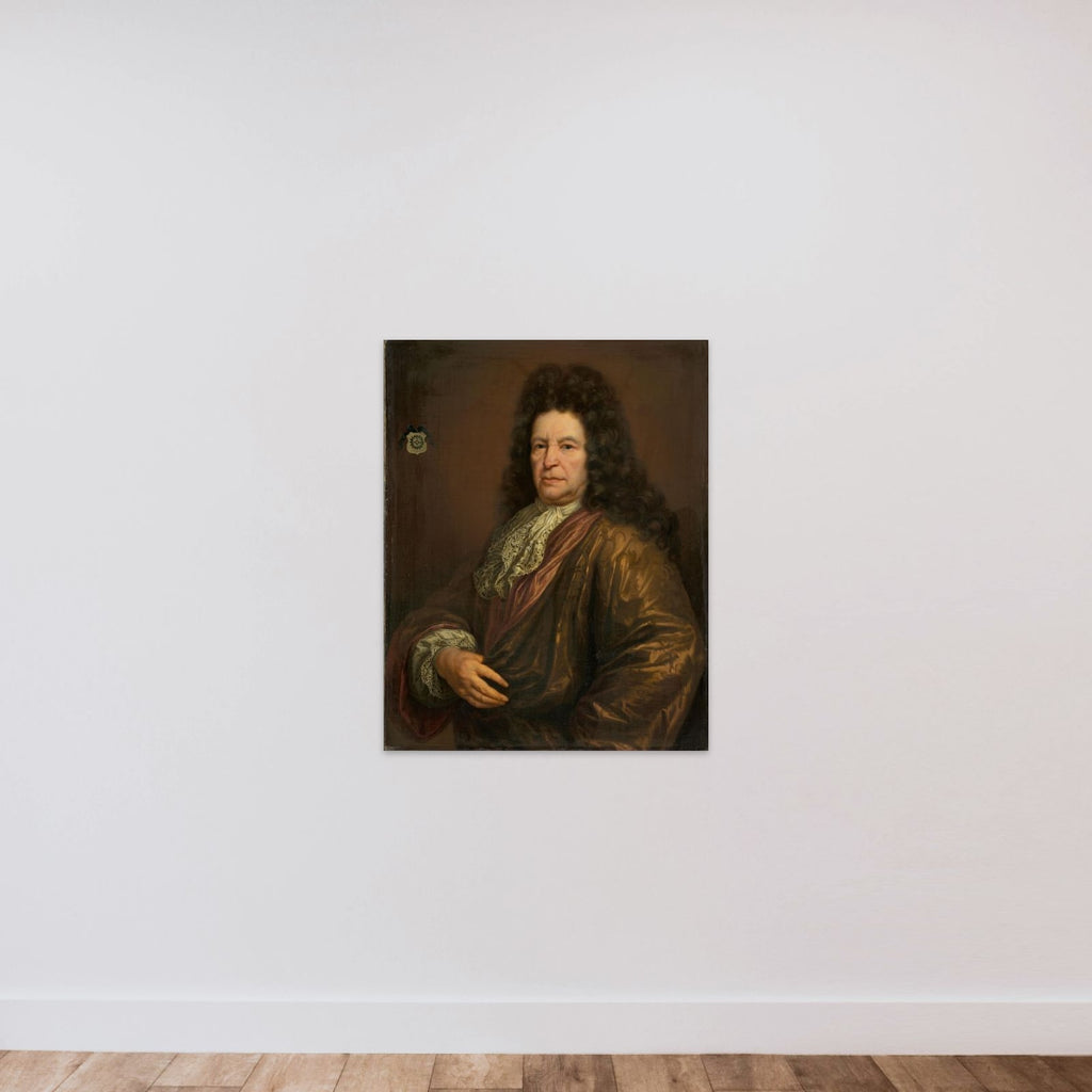Portrait of Diederik van Hogendorp (1625-1702) unframed — shown to scale