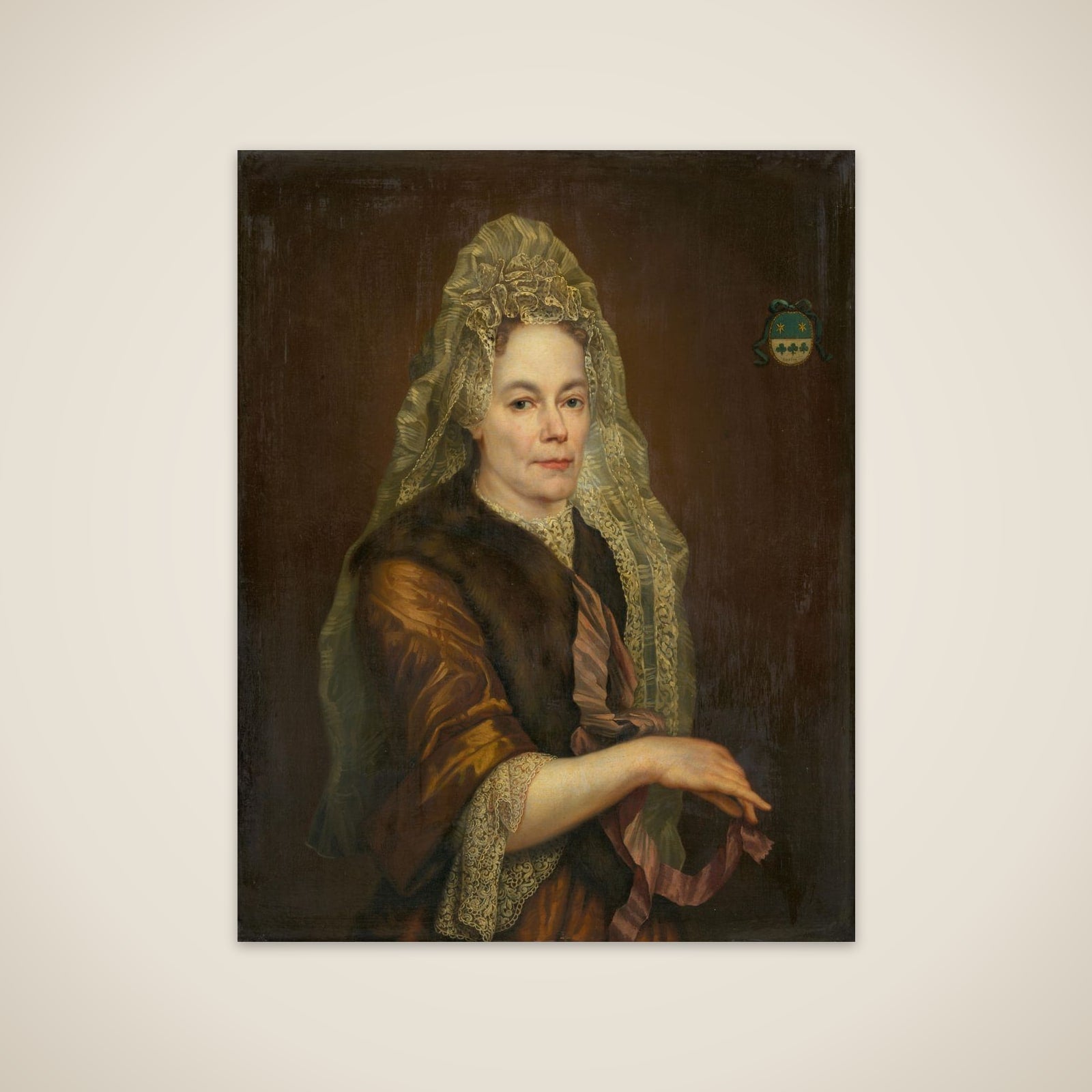 Portrait of Petronella Kettingh (1632-1707), Wife of Diederik van Hogendorp unframed print