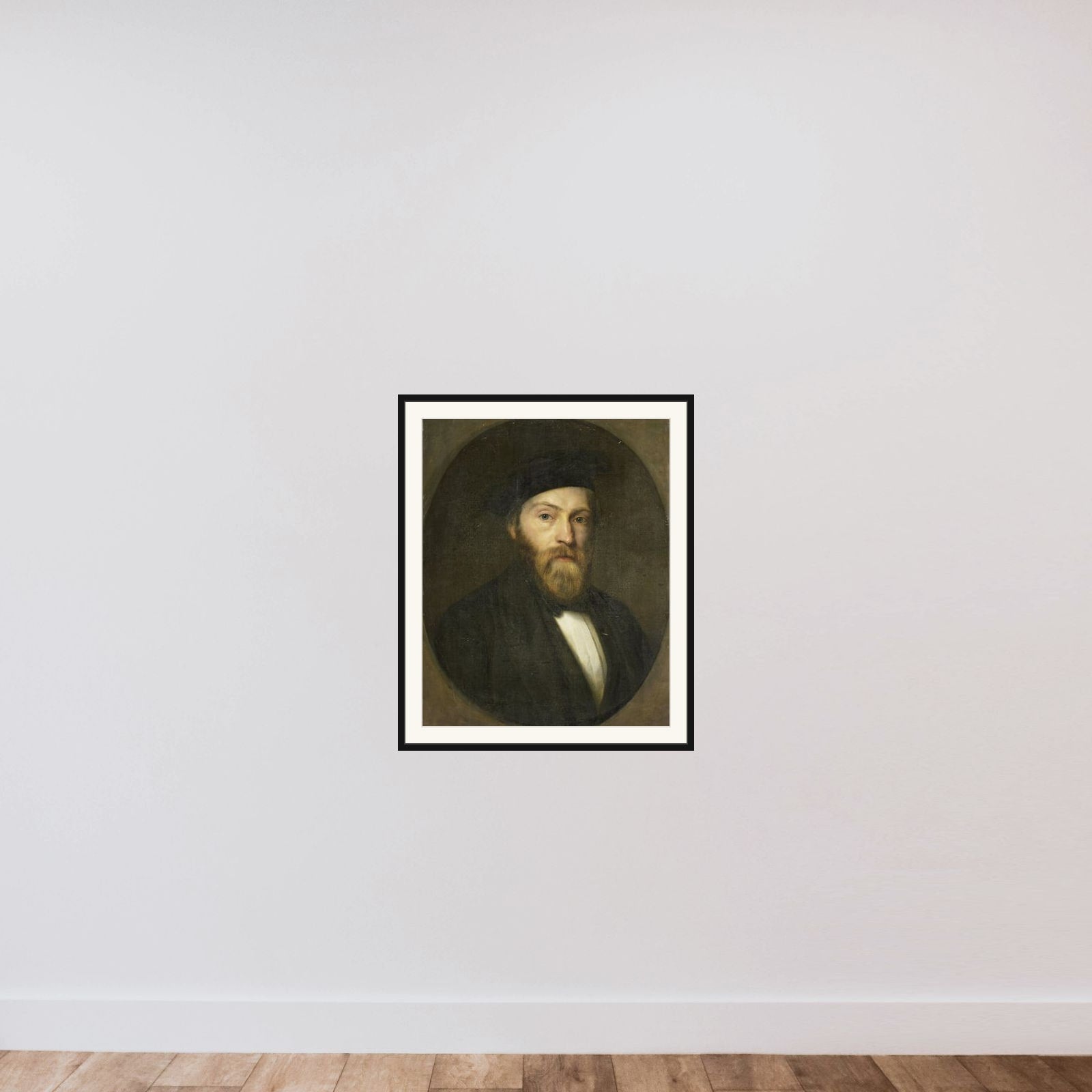 Willem Frederik Wehmeyer (1819-54). Graveur framed — shown to scale