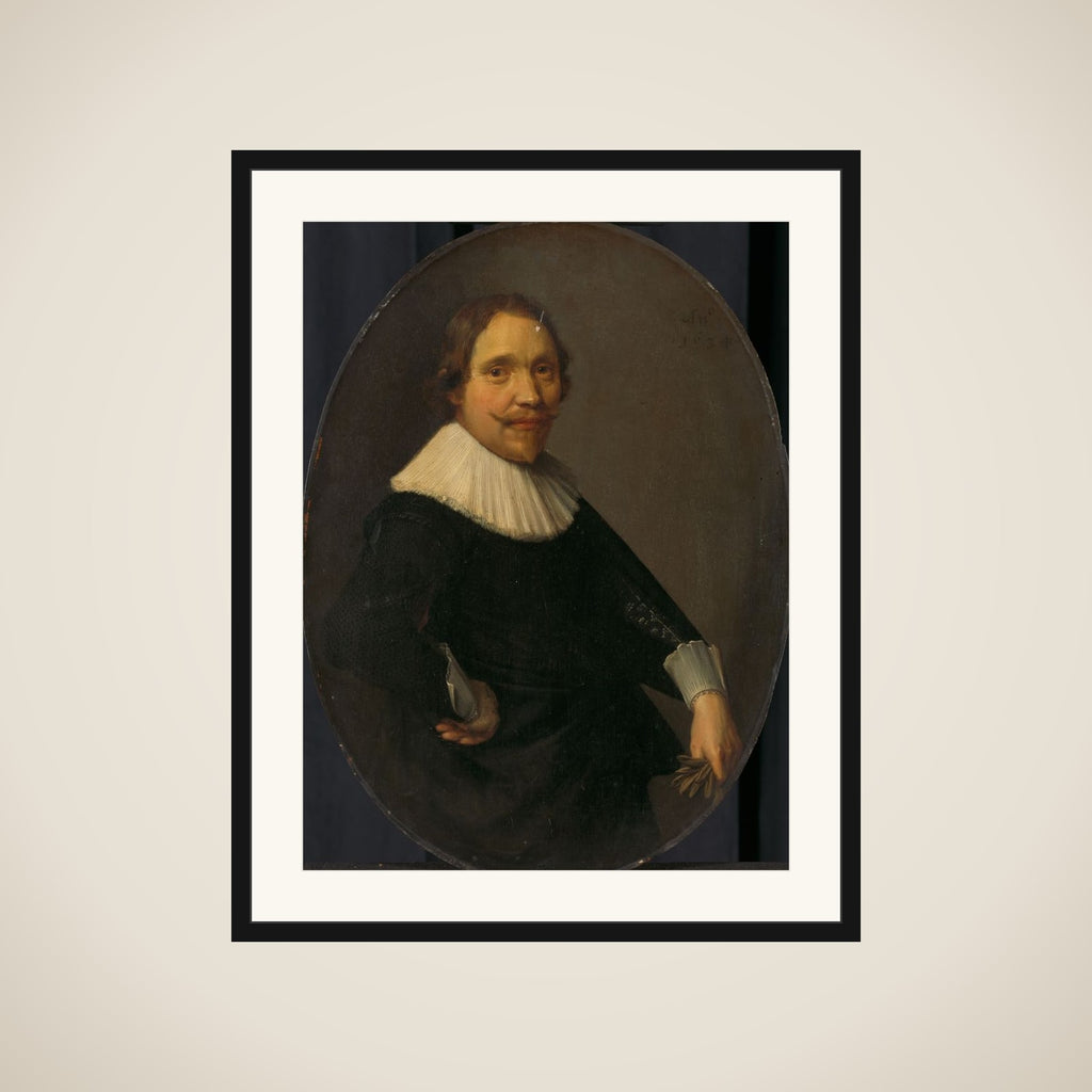 Portrait of Willem van Oldenbarneveldt, Lord of Stoutenburg, Cavalry Captain in Spanish and Dutch Service framed