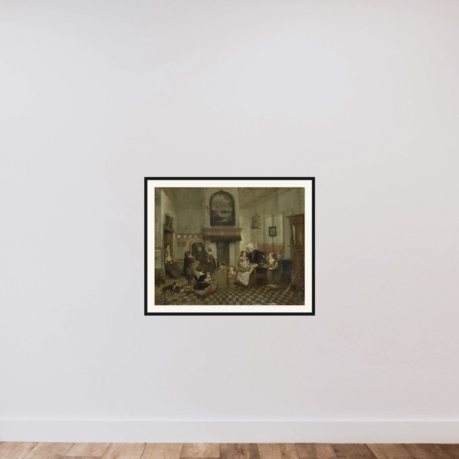 Sint Nicolaasfeest framed — shown to scale