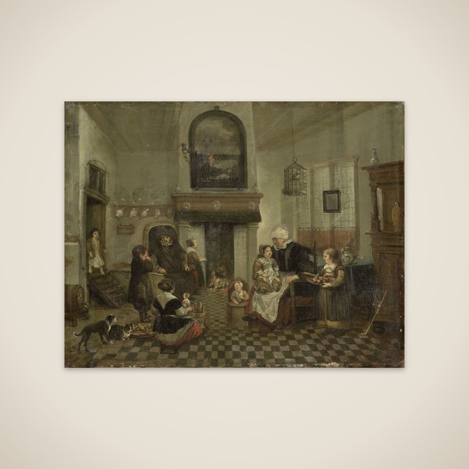 Sint Nicolaasfeest unframed print