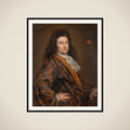 Portrait of François Leydecker (1650-1718). Delegate to the Court of Audit for Zeeland framed