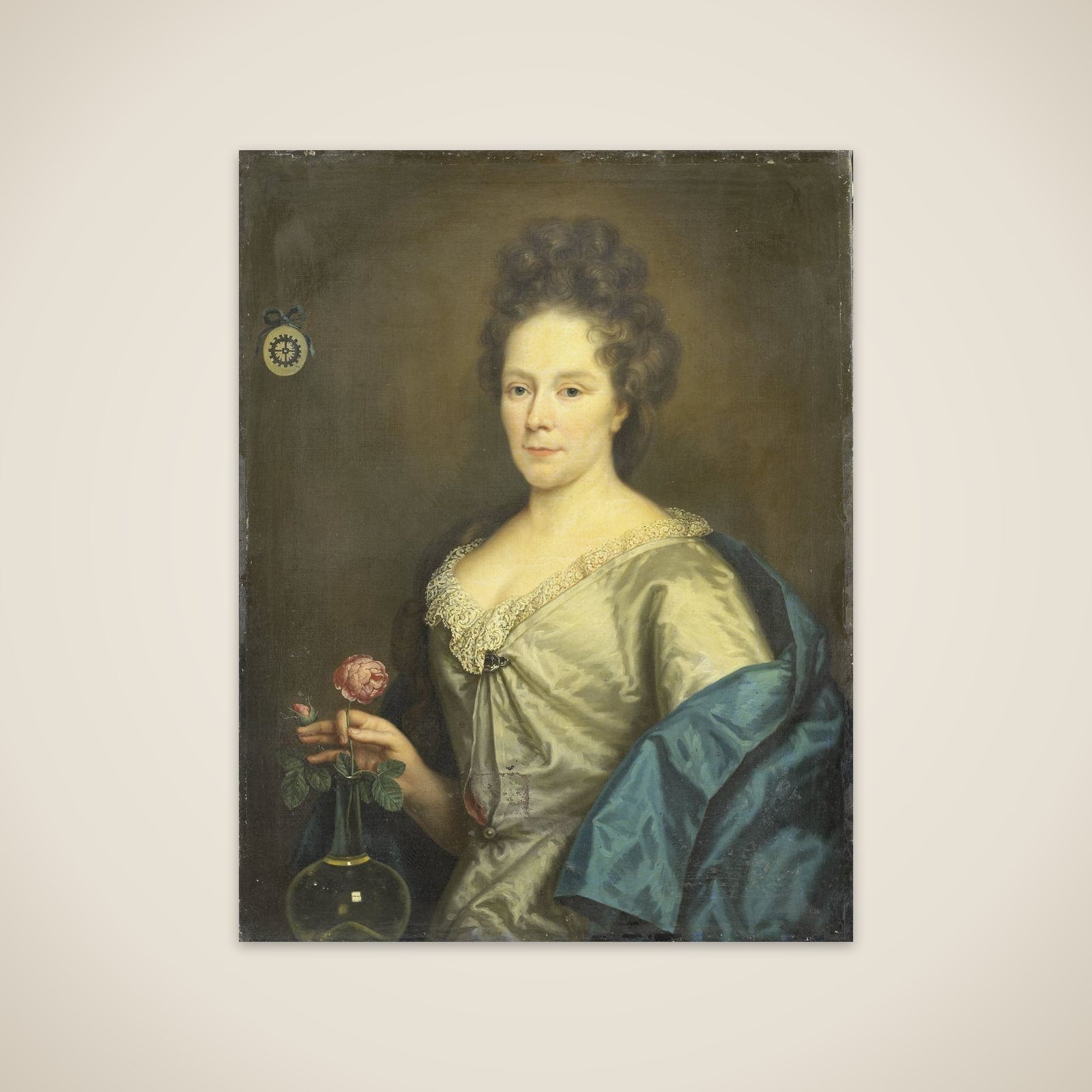 Portrait of Anna Maria van Hogendorp (1655-1727). Second Wife of François Leydecker unframed print